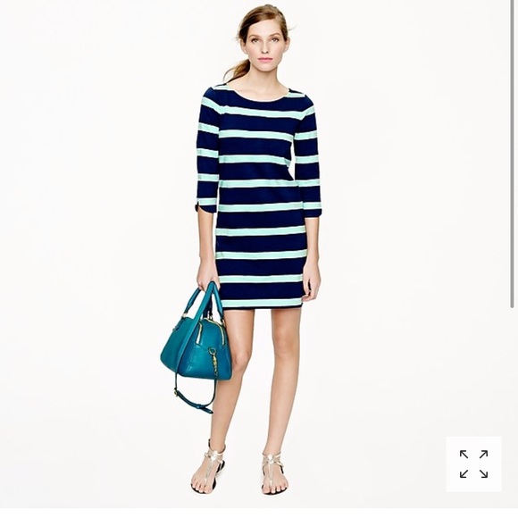 J. Crew Dresses & Skirts - J.Crew Striped Shirttail Dress